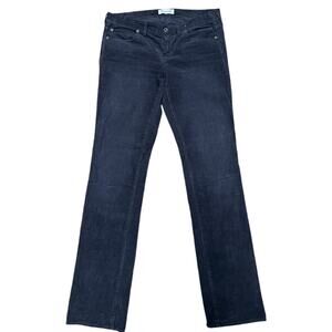 Madewell Rail Straight Black Corduroy Jeans 28x32